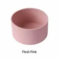 Custodia protettiva in silicone rosa per tazza bottiglia antiscivolo da 7.5 cm - rosa carne