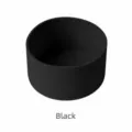 Custodia protettiva in silicone nera per fondo di bottiglia termica da 7.5cm - Nero Ossidiana