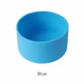 Custodia protettiva in silicone blu per tazza Stanley, fondo bottiglia antiscivolo diametro 7.5cm - Blu Puro