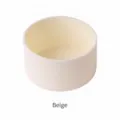 Beige 7.5cm Silikon Tassenboden Schutz, Antirutsch Becher Sleeve für Isolierbecher - Gebrochenes Weiß