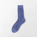 Men's thin nylon dress socks with vintage jacquard design, breathable loose-top comfort for daily wear - Size 38-44 / Dark Gray