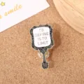 Vintage spiegel metaal emaille broche badge reversspeld voor rugzak kleding mode items. - Magische Spiegel