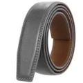 Sangle de ceinture homme cuir gris remplacement boucle automatique accessoire taille detail - 60 Grain Gris Sangle