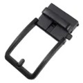 Boucle de ceinture automatique noire mate pour hommes, style business élégant. - Noir Mat