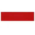Solid red sports hair band detail view, high elasticity fabric for fitness running yoga. - Red