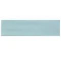 Solid color sports headband detail view, elastic sweat-absorbing fitness yoga hair band blue. - Light Blue