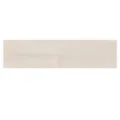 Solid color elastic sports headband close up view showing soft fabric texture and simple design. - Off White