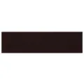 Close up detail of solid dark brown athletic headband fabric swatch, soft stretch texture. - Brown