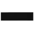 Black elastic sports headband detail view, soft sweat-absorbing fabric for fitness run. - Black