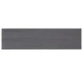 Close-up detail of the solid dark grey athletic headband, showing soft and stretchable fabric texture. - Gray