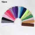 18pcs Solid Color Headbands Set Elastic Sport Hair Bands Yoga Sweatbands Multi-colors - 18 Pieces/Pack