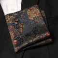 Pochette de costume vintage pour homme mouchoir de poche style classique fleurs mode chic - Rêve de Jardin