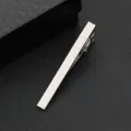 Herren silber gestreifte Business Krawattenklammer elegante formelle Krawattennadel - Ruhiges Muster Silber