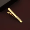 Classic gold tie clip for men business formal wear elegant metal tie bar fashion accessory - New807 (LDJXK01) / Gold