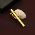 Gold tie clip for men, minimalist metal fashion accessory for formal business suits and daily wear. - New907 (LDJXK01) / Gold
