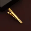 Golden tie clip for men minimalist business formal suit tie bar metal accessory fashion pin. - New806 (LDJXK01) / Gold