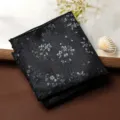 Pochette da taschino uomo vintage floreale fazzoletto elegante per abito da sposo formale. - Fazzoletto da Taschino / Fiore Sommerso Blu Inchiostro
