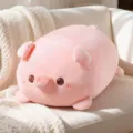 Cute pink pig plush toy soft down cotton pillow lovely animal doll for home decor - Bean Pig / 15cm