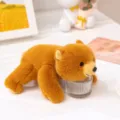 Cute brown bear plush toy desk companion stuffed animal doll soft gift for kids and friends - Brown Bear