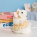 Bellissimo peluche topo con abito floreale bambola morbida regalo per ragazze e bambini - Vestito Giallo / 18cm / Giallo