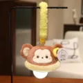 Plush animal night light cute cartoon hanging lamp for bedroom dorm room companion decor item - Monkey