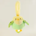 Cute plush bird night light, soft stuffed animal hanging lamp for dorm room and kids bedside. - Green Parrot