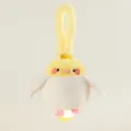 Cute bird plush toy night light with hanging strap, soft stuffed animal dormitory lamp. - Cockatiel