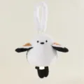 Cute plush bird hanging pendant night light fluffy stuffed animal toy for room decor. - Titmouse