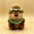 Adorable peluche de castor con sombrero de hamburguesa, muñeco suave para niños. - 23cm / Castor de Hamburguesa