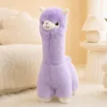 Peluche de alpaca morada, lindo peluche de pie, almohada suave y esponjosa para el hogar. - 40CM / Morado (Estilo Desnudo)