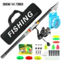 Telescopic Fishing Rod Set 360CM with Spinning Reel Baits and Complete Accessories Variant - 3.6M Fishing Rod Kit