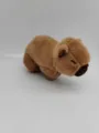 Brown plush capybara slap bracelet cute soft stuffed animal toy doll for kids fun gift - 20cm / Tan