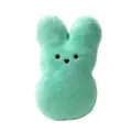 Mint green Easter bunny plush toy, 15cm cute stuffed animal doll for birthday gifts detail. - Green Rabbit