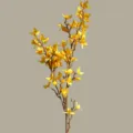 Fausse branche de forsythia jaune fleur artificielle pour déco maison hotel salon. - Jaune
