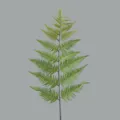 Fausse feuille de fougère plante verte décoration arrangement floral tige unique - Grande Feuille de Fougère en Soie Dorée