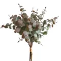 Artificial eucalyptus leaves bundle fake green plants for home living room desktop decor. - Autumn Color