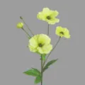 Artificial ranunculus flower variant green home decor table centerpiece floral arrangement - Light Green