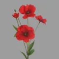 Artificial red flower bouquet home decor fake floral arrangement Nordic style table decoration - Red