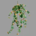Artificial hanging rose vine fake flowers for wedding party and home wall decoration. - Bunch Champagne