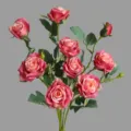 Artificial rose bouquet faux flowers for home decor table centerpiece wedding decoration - Pink