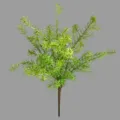 Artificial green fern leaf branch, realistic plastic foliage plant for interior decoration. - Asparagus Fern Bunch