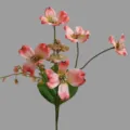 Ramas de cornejo artificiales flores de seda rosa arreglo floral para mesa boda decoracion - Rosa