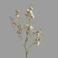 Artificial plum blossom branch fake flower for home indoor decor photography props variant - Light Pink
