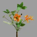 Artificial flower bouquet home decoration photo prop minimalist orange floral arrangement - Orange