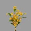 Artificial yellow sweet alyssum flower branch for modern home decor and interior floral styling. - Yellow Bouquet