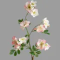 Artificial single branch begonia flower home decor nordic style pink faux floral - Pink