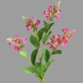 Flor artificial rama única color rosa planta decorativa estilo nórdico variante - Rosa rojo