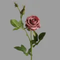 Artificial rose flower branch home decor fake plant for living room bedroom decoration display - Purple