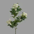 Artificial snowball flower branch home decor plant aesthetic floral photography prop. - White and Pink