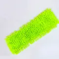 Hellgrüner Chenille Flachwischmopp Ersatzbezug für die einfache Bodenreinigung im Haushalt. - Grün